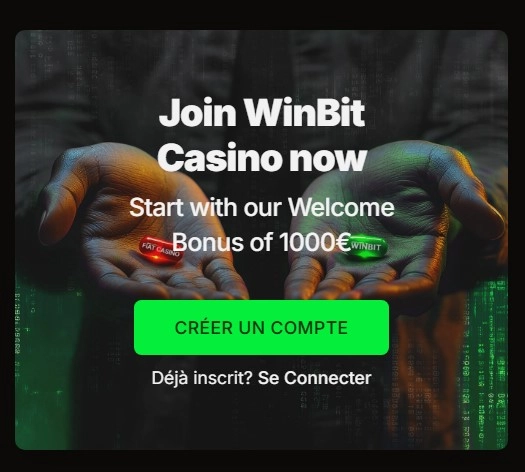 WinBit Casino banner