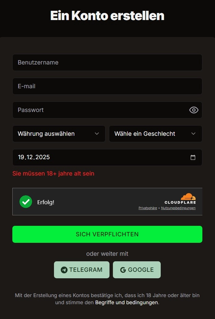Anmeldung